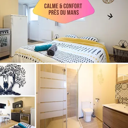Studio Cosy - Jacuzzi Inclus - A 5 Min Du Mans Prázdninový dům *