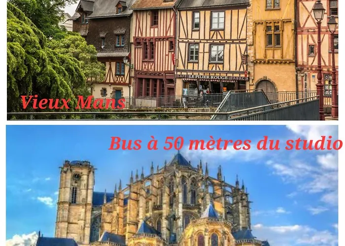 Vakantiehuis Cocon Jacuzzi Privatif - Proche Le Mans *